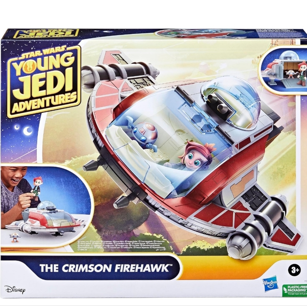 Star Wars Young Jedi Adventures Crimson Firehawk Toy